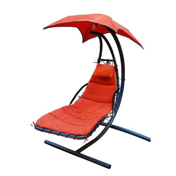 Hammock Hanging Chaise Lounge with Stand