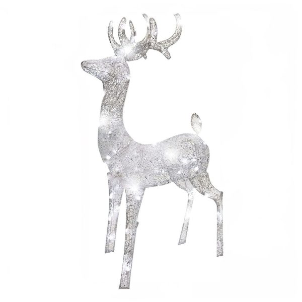 Elegant Morphing Buck Deer Woven Glitter