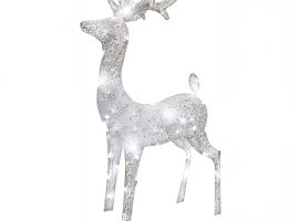 Elegant Morphing Buck Deer Woven Glitter
