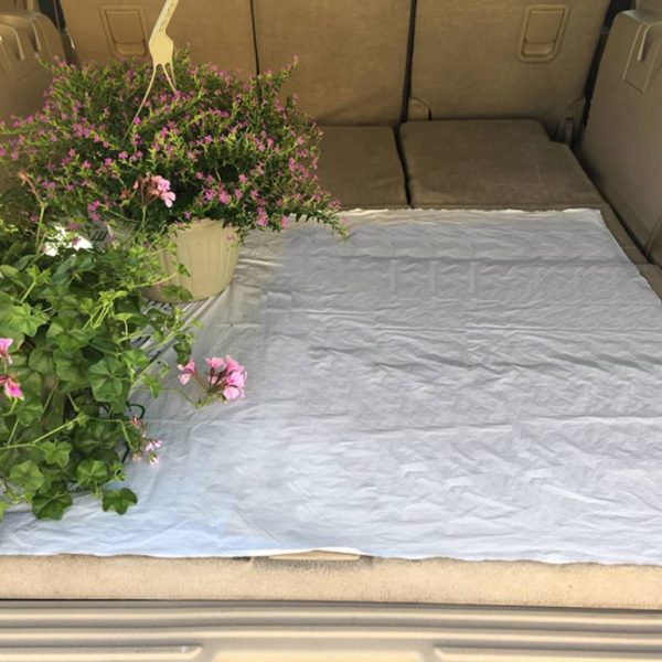 Trunk Liners - Plain White (38" x 45")