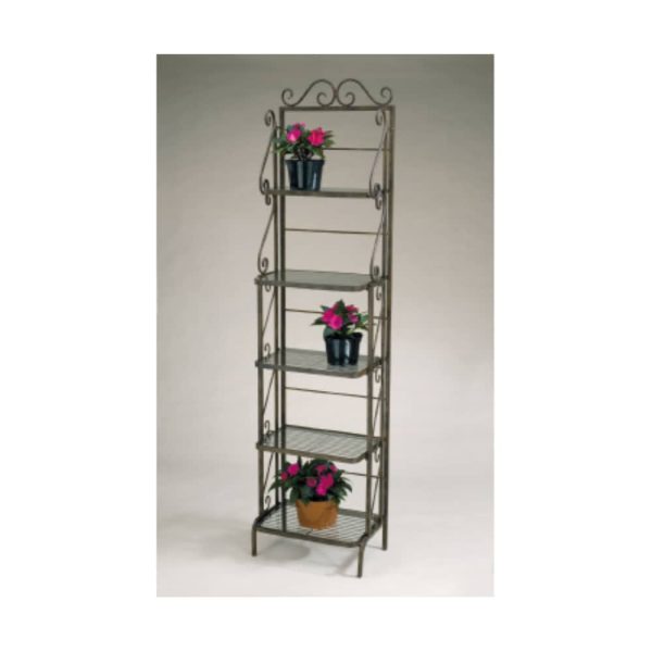 Bakers Plant Stand Skinny Rack 5 shelf