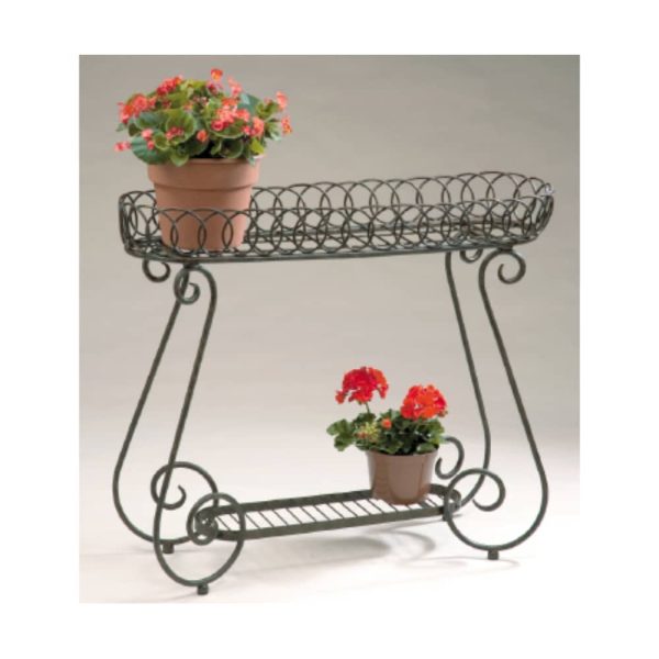 Oval Rings Plant Stand - 2 shelf