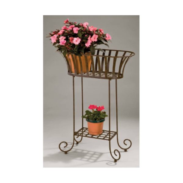 Solera Metal Oval Planter Stand