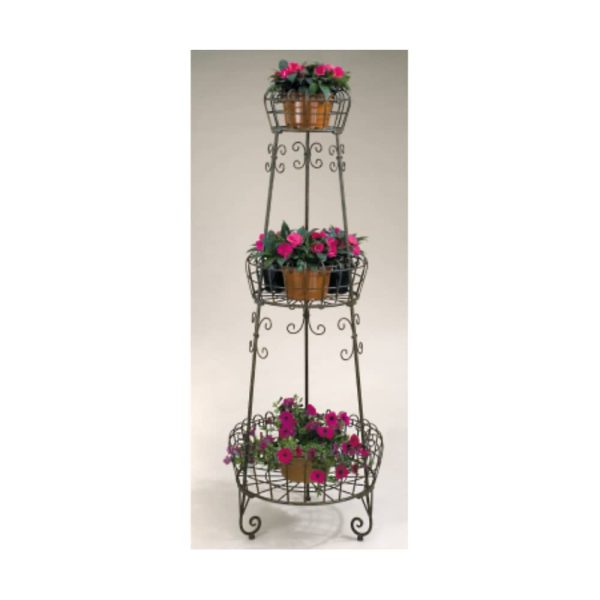Metal 3-Tier French Planter Stand