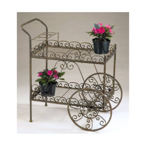 Metal TeaCart Plant Stand