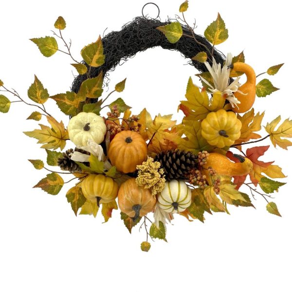 Fall Pumpkin Wreath