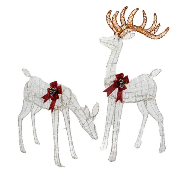 Flex Micro LED Deer, 2 Piece Set