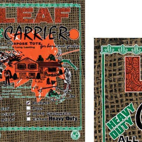 Burlap Leaf and Grass Carriers