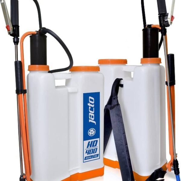 HD400 4 Gallon Backpack Sprayer, Orange/White