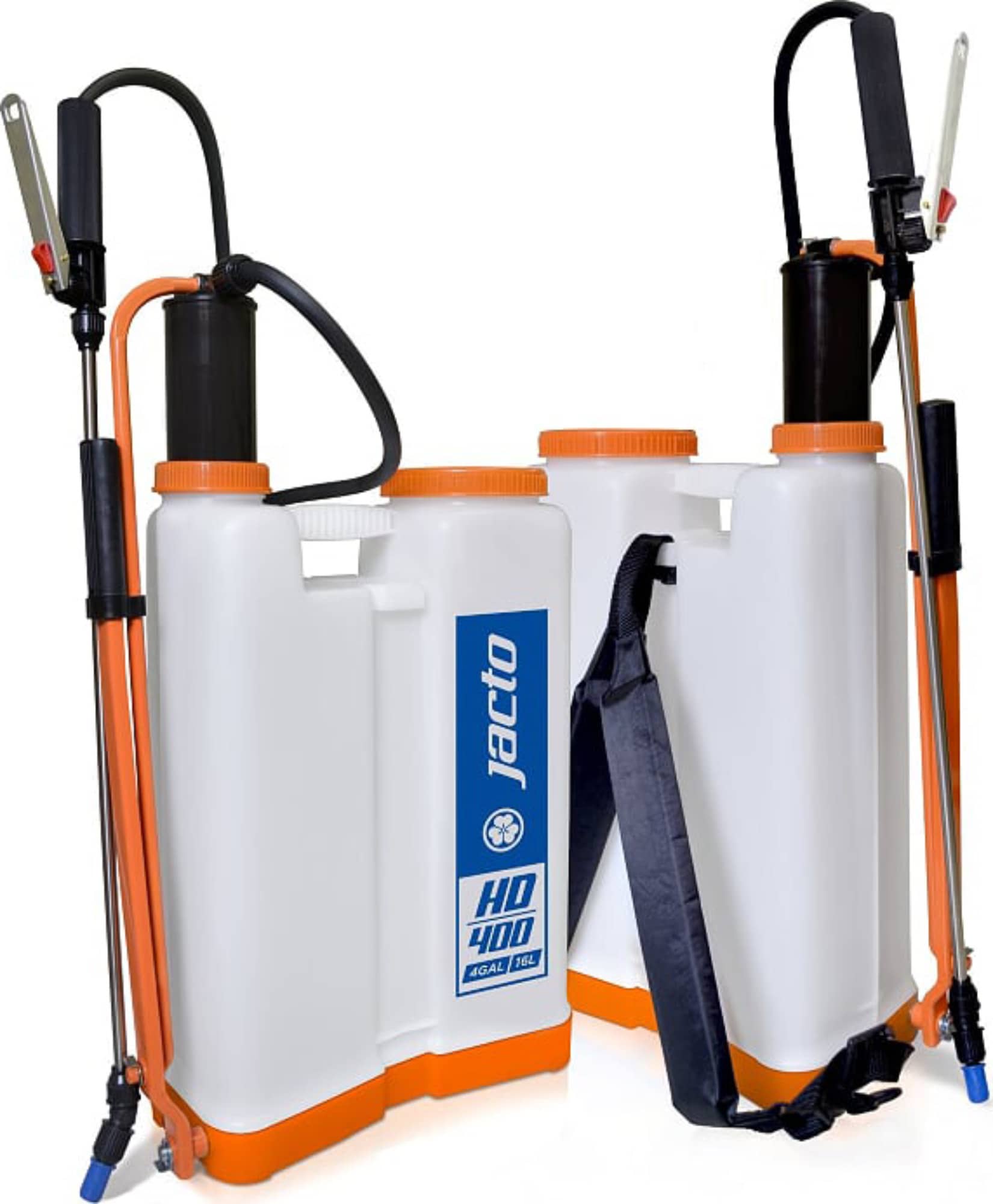 HD400 4 Gallon Backpack Sprayer, Orange/White