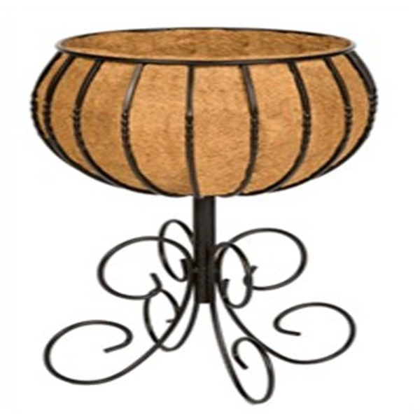 Steel Patio Urn with Coco Liner